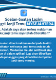 Soalan-Soalan Lazim Fungsi Janji Temu MySejahtera: Adakah Akan Terima Makluman Jika Janji Temu Telah Dibatalkan?